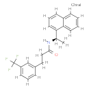 (R)-N-(1-(萘-1-基)乙基)-3-(3-(三氟甲基)苯基)丙酰胺 产品图片