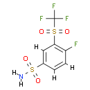 4-fluoro-3-(trifluoromethylsulfonyl)benzenesulfonamide