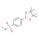 N-methyl-4-(4,4,5,5-tetramethyl-1,3,2-dioxaborolan-2-yl)benzenesulfonamide