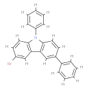 3-溴-6,9-二苯基咔唑 CAS:1160294-85-8