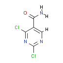 2,4-di-chloropyrimidine 5-carboxylic acid amide