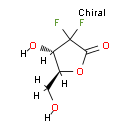 (4S,5S)-3,3-difluoro-4-hydroxy-5-(hydroxymethyl)oxolan-2-one
