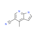 1H-Pyrrolo[2,3-b]pyridine-5-carbonitrile, 4-Methyl-