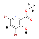 Methyl4,6-dibromo-3-hydroxypicolinate