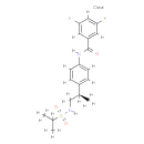 3,5-difluoro-N-[4-[(2R)-1-(propan-2-ylsulfonylamino)propan-2-yl]phenyl]benzamide