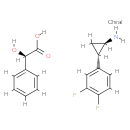(1R,2R)-2-(3,4-difluorophenyl) cyclopropanamine(S)-(carboxylato(phenyl) methyl)holmium  
