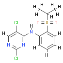 2,5-dichloro-N-(2-propan-2-ylsulfonylphenyl)pyrimidin-4-amine