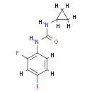 1-cyclopropyl-3-(2-fluoro-4-iodophenyl)urea  