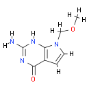 2-Amino-3,7-dihydro-7-(methoxymethyl)-4H-pyrrolo[2,3-d]pyrimidin-4-one