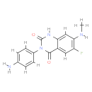 3-(4-aminophenyl)-6-fluoro-7-(methylamino)-1H-quinazoline-2,4-dione