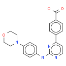 4-(2-{[4-(4-Morpholinyl)phenyl]amino}-4-pyrimidinyl)benzoic acid