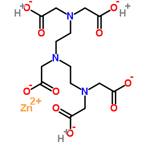 (C14H21N3O10Zn) ZnDTPA;Zn-Dtpa;Diethylenetriaminepentaacetic acid, zinc salt;Zinc, (((carboxymethylimino)bis(ethylen...