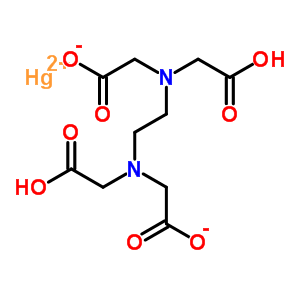 (C10H14HgN2O8) Mercury(II) EDTA complex;(Dihydrogen(ethylenedinitrilo)tetraacetato)mercury;(Ethylenedinitrilo)tetra...