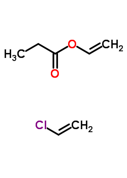 (C7H11ClO2) ethenyl propanoate- chloroethene(1:1);133137-10-7;Vinyl propionate, vinyl chloride polymer;AC1Q3FVM;...