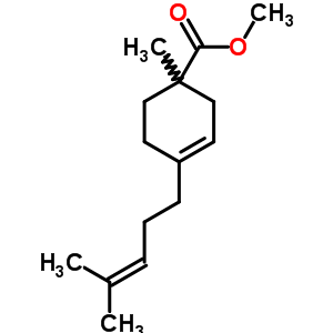 (C15H24O2) 1-Carbomethoxy-1-methyl-4-(4-methyl-3-pentenyl)-3-cyclohexene;3-cyclohexene-1-carboxylic acid, 1-met...