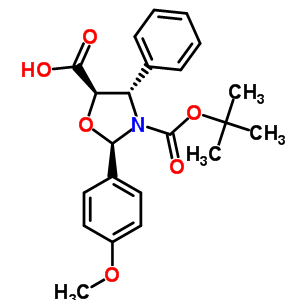(2R,4S,5R)-2-(4-methoxyphenyl)-3-[(2-methylpropan-2-yl)oxycarbonyl]-4-phenyl-1,3-oxazolidine-5-carboxylic acid