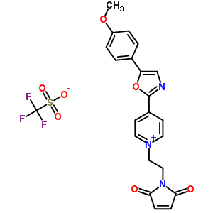 1-[2-(Maleimido)ethyl]-4-[5-(4-methoxyphenyl)-2-oxazolyl]pyridinium triflate