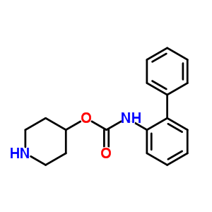 piperidin-4-yl biphenyl-2-ylcarbamate