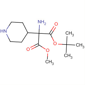 2-Methyl-2-propanyl 4-(1-amino-2-methoxy-2-oxoethyl)-1-piperidine carboxylate
