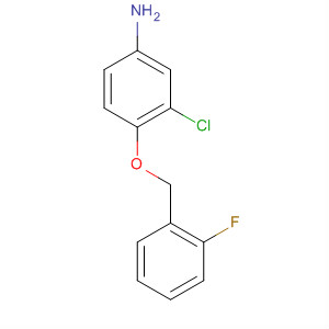 4-(2-fluorobenzyloxy)-3-chlorobenzenamine  