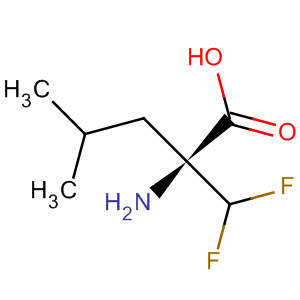 2-Benzyloxycarbonylamino-2-difluoromethyl-4-methyl-pentanoic acid methyl ester structure