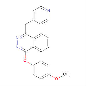 1-Phthalazinamine, N-[3-(pentyloxy)phenyl]-4-(4-pyridinylmethyl)- structure