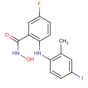 Benzamide,2-[(4-bromo-2-methylphenyl)amino]-N-[(4,4-dimethyl-2-pentynyl)oxy]-3,4-difluoro- structure