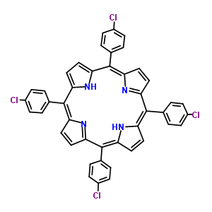 21H,23H-Porphine, 5,10,15,20-tetrakis(4-chlorophenyl)-  