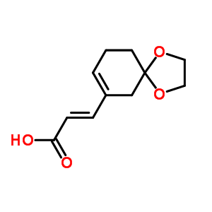 3-(1,4-dioxaspiro[4.5]dec-7-en-7-yl)prop-2-enoic acid
