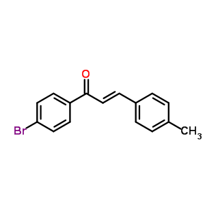 (C16H13BrO) 2-propen-1-one, 1-(4-bromophenyl)-3-(4-methylphenyl)-, (2E)-