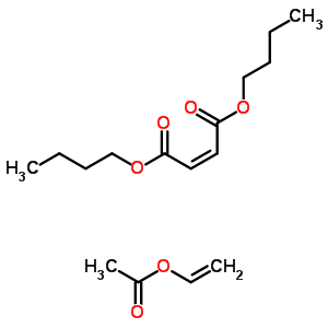 (C16H26O6) AC1O5VBW;2-Butenedioic acid (Z)-, dibutyl ester, polymer with ethenyl acetate;Vinyl acetate, dibutyl...