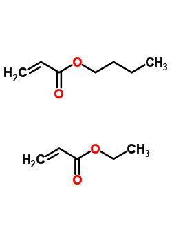 (C12H20O4) butyl prop-2-enoate- ethyl prop-2-enoate(1:1);Ethyl acrylate, butyl acrylate polymer;AC1Q63L3;AC1L52...