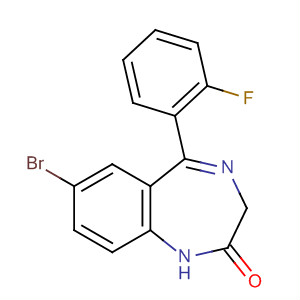 7-bromo-5-(2-fluorophenyl)-1,3-dihydro-2H-1,4-benzodiazepin-2-one  