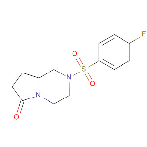 2-[(4-Fluorophenyl)sulfonyl]hexahydropyrrolo[1,2-a]pyrazin-6(2H)-one  