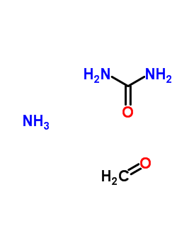 (C2H9N3O2) Ammonia, urea, formaldehyde polymer;azane; formaldehyde; urea;AC1L52GM;Urea, polymer with ammonia an...