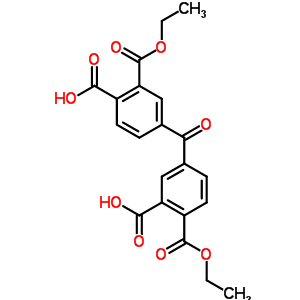 (C21H18O9) AC1MJ3LB;1,2-Benzenedicarboxylic acid, 4,4'-carbonylbis-, ar,ar'-diethyl ester;4-(3-carboxy-...