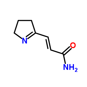 (C7H10N2O) (2E)-3-(3,4-Dihydro-2H-pyrrol-5-yl)acrylamide;2-propenamide, 3-(3,4-dihydro-2H-pyrrol-5-yl)-, (2E)-