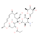 (C38H63NO14) SF 837M1;Antibiotic SF 837M1;4''-Depropionylmidecamycin;Leucomycin V, 3-propanoate;BRN 13389...
