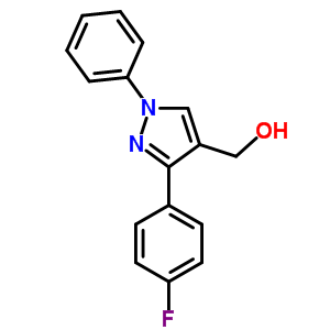(C16H13FN2O) ZINC04119776;AC1MECI8;MolPort-002-085-200;AKOS001382609;AB00100745-02;[3-(4-fluorophenyl)-1-phenylpy...