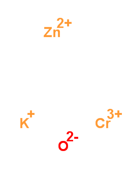 (CrKOZn) Chromium potassium zinc oxide;AC1L530Q;LS-53445;potassium; zinc; chromium(3+); oxygen(2-);37224-57-0