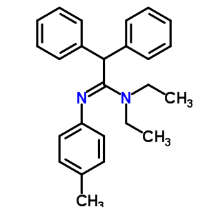 (C25H28N2) NSC22528;AC1L8X8X;NSC-22528;NSC402226;NSC-402226;N,N-diethyl-N'-(4-methylphenyl)-2,2-diphenyleth...