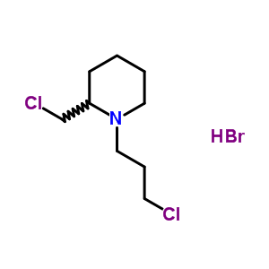 (C9H17Cl2N) DL-1-(gamma-Chloropropyl)-2-chloromethylpiperidine;Piperidine, 2-(chloromethyl)-1-(3-chloropropyl)