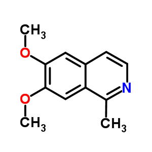 (C12H13NO2) 6,7-Dimethoxy-1-methylisoquinoline;isoquinoline, 6,7-dimethoxy-1-methyl-