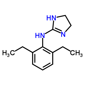 (C13H20ClN3) Benzenamine, 2,6-diethyl-N-2-imidazolidinylidene-, hydrochloride (1:1);N-(2,6-Diethylphenyl)imidazol...