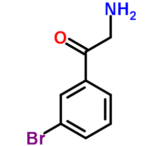 (C8H8BrNO) 2-Amino-1-(3-bromophenyl)ethanone;ethanone, 2-amino-1-(3-bromophenyl)-