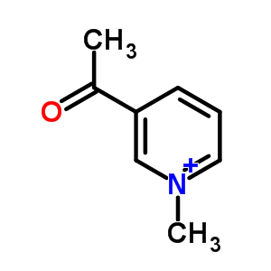 (C8H10NO) 3-Acetyl-1-methylpyridinium;pyridinium, 3-acetyl-1-methyl-