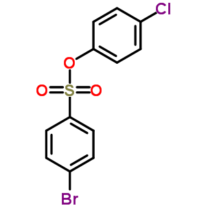 (C12H8BrClO3S) (4-chlorophenyl) 4-bromobenzenesulfonate;7463-24-3;NSC404331;AC1L84FY;Ambcb5210504;MolPort-002-135-9...