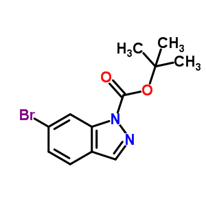 (C12H13BrN2O2) 1H-Indazo;tert-Butyl 5-bromo-1H-indazole-1-carboxylate;tert-Butyl-5-brom-1H-indazol-1-carboxylat