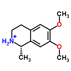 (C12H18ClNO2) Isoquinoline, 6,7-dimethoxy-1-methyl-1,2,3,4-tetrahydro, hydrochloride;Salsolidine hydrochloride