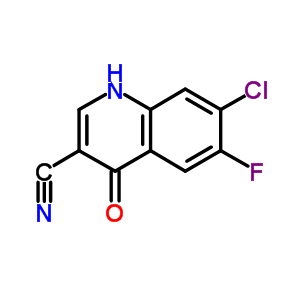 (C10H4ClFN2O) 7-Chlor-6-fluor-4-hydroxychinolin-3-carbonitril;7-Chlor-6-fluor-4-oxo-1,4-dihydrochinolin-3-carbonit...
